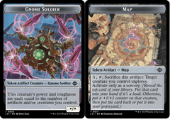 Gnome Soldier (0003) // Map (0017) Double-Sided Token - Foil